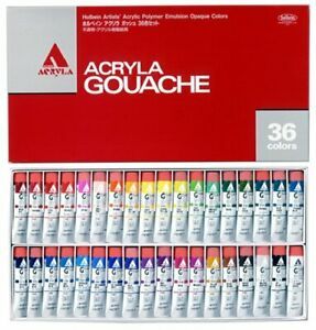 HOLBEIN ARTISTS COLORS Acrylic gouache 36 color set D418 20ml (No. 6)