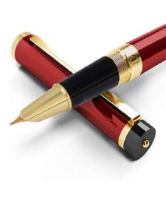 Dryden Designs Fountain Pen Fine Nib Include Gift Box Dangerous Red Writing Tool