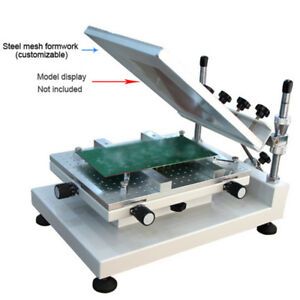 High Precision Manual PCB Screen Press Precise Stencil Solder Printing Machine