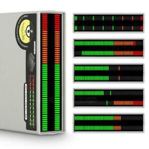 RGB LED Music Spectrum Display Sound Level Meter Audio Analyzer Stereo MIC+LINE