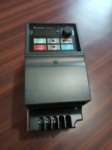 Delta VFD VFD004EL21W-1 Input 220 VAC 1 Ph. Output 220 VAC 3 Ph. 0.5 HP 0.4 KW