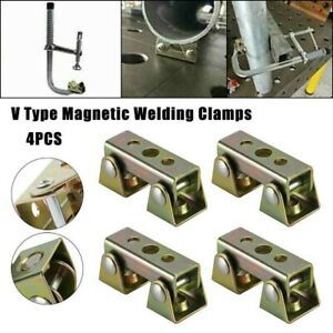 4x Magnetic Welding Support Suspender Clamp Holder Fixture Tool Strong-Magnetis