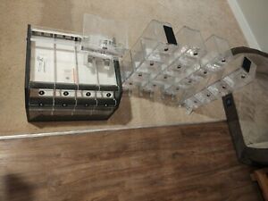 34 Lottery Ticket Display Dispensers! Clear Plastic Unit. Schafer System