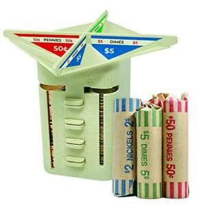 Nadex All-in-One Manual Coin Tender - Counter and Wrapper Tube w/32 Wrappers