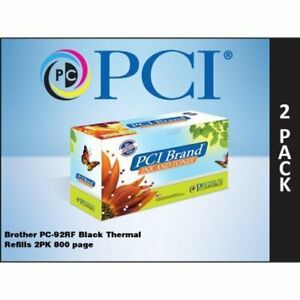 PCI Brother PC-92RF Black Thermal Refills Dual-Pack 800 Page Yield (PC92RFPC)