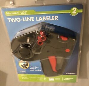 Monarch 925082 Pricemarker Model 1136 Two-Line Labeler 8 Characters Sealed 2
