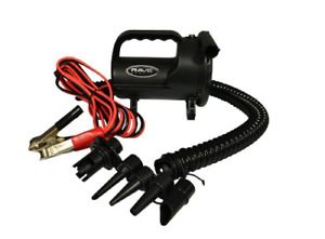 RAVE Sports 12V High Pressure Inflator/Deflator , Black, 5.75&#034; x 5&#034; x 5&#034;
