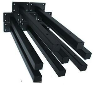 8 Pack 12 Inch Shelf Bracket Heavy Duty Floating Shelf Brackets Wall Mounted