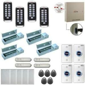 Visionis Fpc-8405 4 Door Professional Network Access Control Outswing Door 1200L
