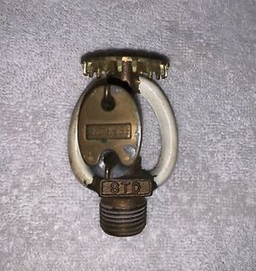 VINTAGE STAR BRASS FIRE SPRINKLER HEAD-212 Degree Upright-1968–#3