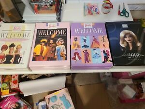 the official barbie collectors club kit lot of 4 1999 1997 2001 membership dolls