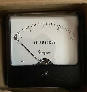 simpson panel meter