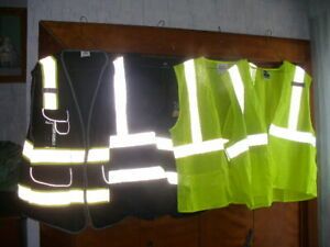 Bulk lot 4  Mens Safety Vest size 3x