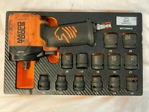 New Matco Tools 1/2” Drive Stubby Impact Bundle Orange Edition MT2765