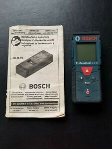 BOSCH GLM 15 LASER DISTANCE MEASURE **SHIPS FREE **SUPER DEAL**.