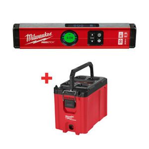 Milwaukee MLDIG14 14&#034; Digital Level w/ FREE 48-22-8422 PACKOUT Compact Tool Box