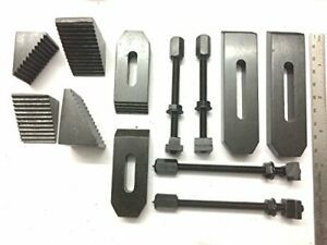24 Pcs Clamp Kit Set M6 6 Mm For Rotary Tables Face Plates &amp; Vertical Slide
