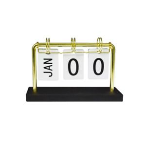 Threshold Desk Calendar, Gold NEW