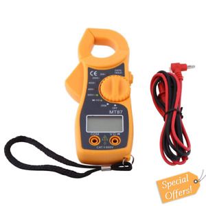 Clamp Meter, Digital Clamp Meter Multimeter AC DC Voltmeter Volt Ohm Amp Tester