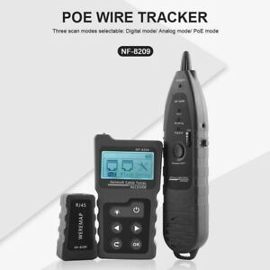 NF-8209 LCD Display LAN Network POE Wire Tracker Scan Cable Tracer Tester Cat6