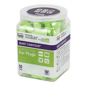 Flents Ear Plugs 50 Pair Plugs for Sleeping 50 Pair Pack of 1 Clear