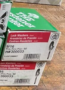 9/16 LOCK WASHER ZINC PLATED (QTY 100)