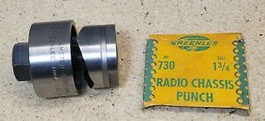 Greenlee punch No. 730 - 1 3/4&#034; diameter - knockout