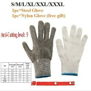 Stainless Protective Glove Working glove Mesh Anti-cut Resistant Chain