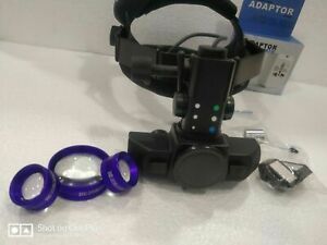LED Indirect Ophthalmoscope with purple combo lens