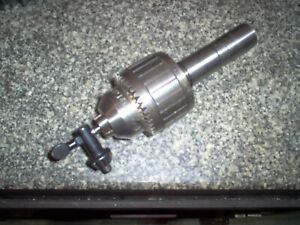 Jacobs Ball Bearing Super Chuck #14N with 1&#034; straight shank and key