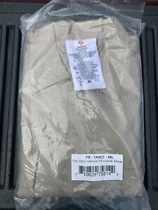 Flash Armor 7 oz. Vented Back FR Cotton Coveralls, HRC2, C071V20, 4XL, KHAKI