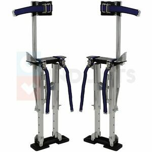 15”- 23” Height Adjustable Drywall Strapsl Stilts Aluminum for Parades Cosplay
