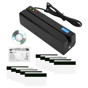 Manual Card Swiping Magnetic Card Reader Magnetic Stripe Reader For File To