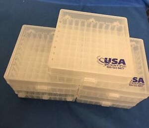 Lof of 5 USA Scientific Cryo Freeze Storage Box 10x10 Array