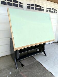 Hamilton drafting table and Vemco drafting machine