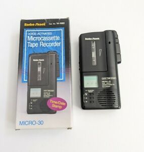 Radio Shack MICRO-30 Microcassette Tape Recorder Excellent