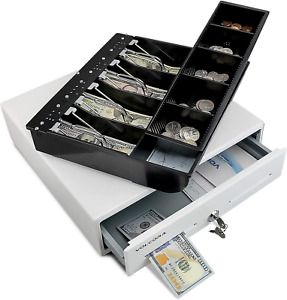 Mini Cash Register Drawer 13” for Point of Sale POS System with Fully Removable