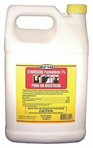 Durvet Fly 003-3704 Synergized Permethrin 1% Pour-On Insecticide 1 Gallon