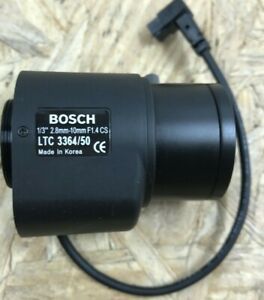 Bosch Security Cam Lens LTC 3364/50 DC Iris 1/3&#034; 2.8mm-10mm F1.4 CS 4 pin NOS