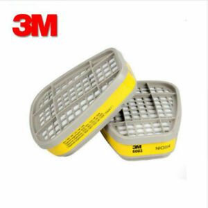 3M 6003 Organic Vapor/Acid Gas Replacement Cartridge, 1 Package of 2 Cartridges