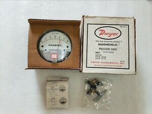 Dwyer Magnehelic Pressure Gage 2000-6 15psig + Gage 2000-250PA (2 PCS)