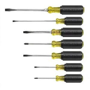 Klein Tools 85076 7-Piece Cushion-Grip Screwdriver Set