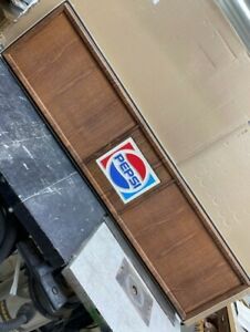 Vintage Woodgrain Pepsi Menu Board Sign Concession Stand 6&#039;