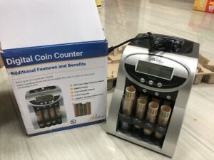 Royal Sovereign 2 Row Electric Coin Counter With Patented Anti-Jam Technology