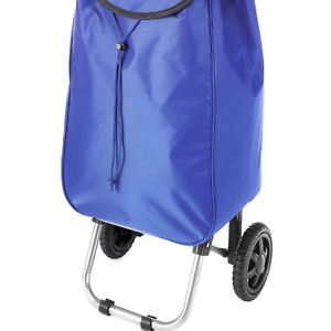 Whitmor Rolling Utility Bag Cart, Blue