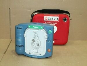 Philips HeartStart HS1 Onsite Defibrillator M5066A w/ Case -No Battery