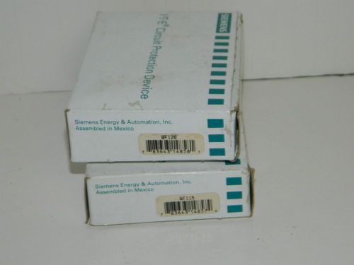 New siemens gfci 15a and 20a breaker qf115 15 amp and qf120 20 amp for sale