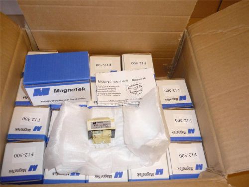 20 new magnetek f12-500 transformer 12.6v .5 amp 115/230v for sale