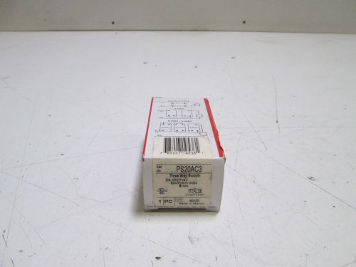 PASS &amp; SEYMOUR THREE WAY SWITCH PS20AC3 *NEW IN BOX*