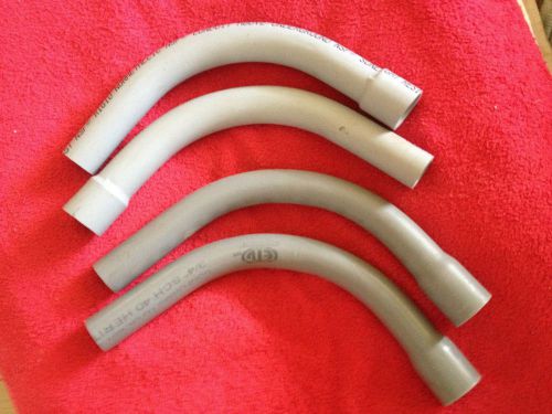 (lot of 24) 3/4&#034; pvc 90 degree elbow  standard radius schedule 40 for sale